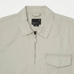 Hale Long Sleeve Overshirt // Willow Grey (L)