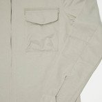 Hale Long Sleeve Overshirt // Willow Grey (S)