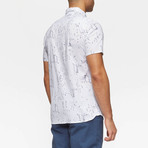 Bowery Short Sleeve Button Down Shirt // White Camo (XL)