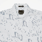 Bowery Short Sleeve Button Down Shirt // White Camo (XL)