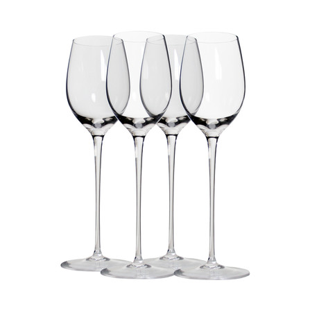 Classic Long Stem Wine Glasses // Set of 4