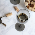 Dusk to Dawn Wine Glasses // Set of 2 (White Wine)