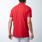 Small Logo Polo // Red (M)