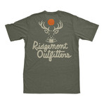Buck T-Shirt // Olive Heather (2XL)