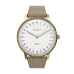 Akerfalk First Season Quartz // AK.001.GO.WH.BRMO.001