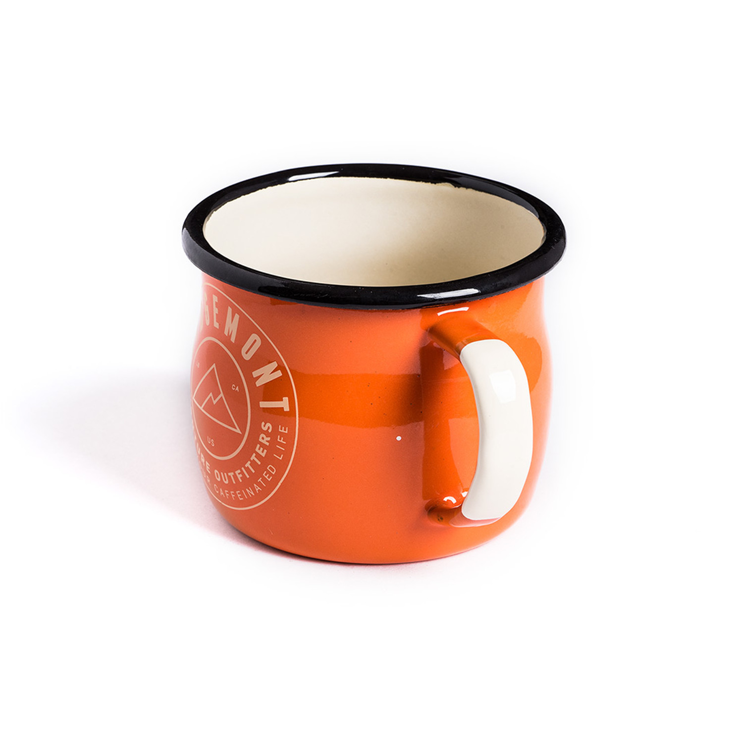 Logo Enamel Mug // Orange (Orange) - Ridgemont Outfitters ...