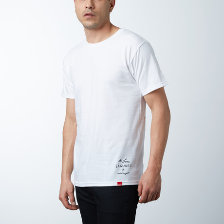 Lone Saguaro T-Shirt // White (XS)
