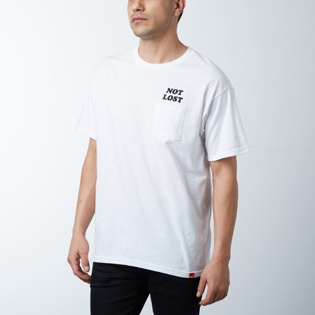 Life Wanderer Pocket T-Shirt // White (XS)