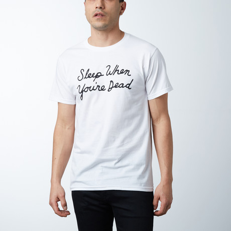 Up All Night T-Shirt // White (XS)