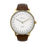 Akerfalk First Season Quartz // AK.001.GO.WH.BRLE.001