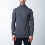 Turtle Neck Dry Edition Tee // Charcoal Mix (M)
