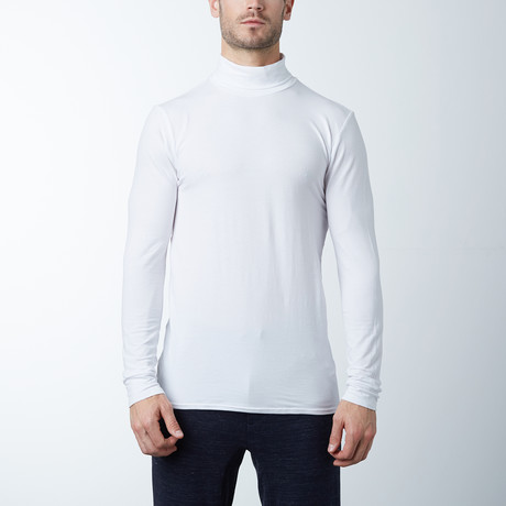 Turtle Neck Dry Edition Tee // White (S)