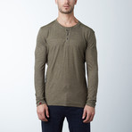 Jersery Placquet Tee // Army (L)
