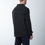 Cotton Knit Shirt // Black (XL)