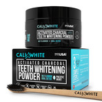 Cali White // Charcoal Whitening Powder + Charcoal Toothbrush