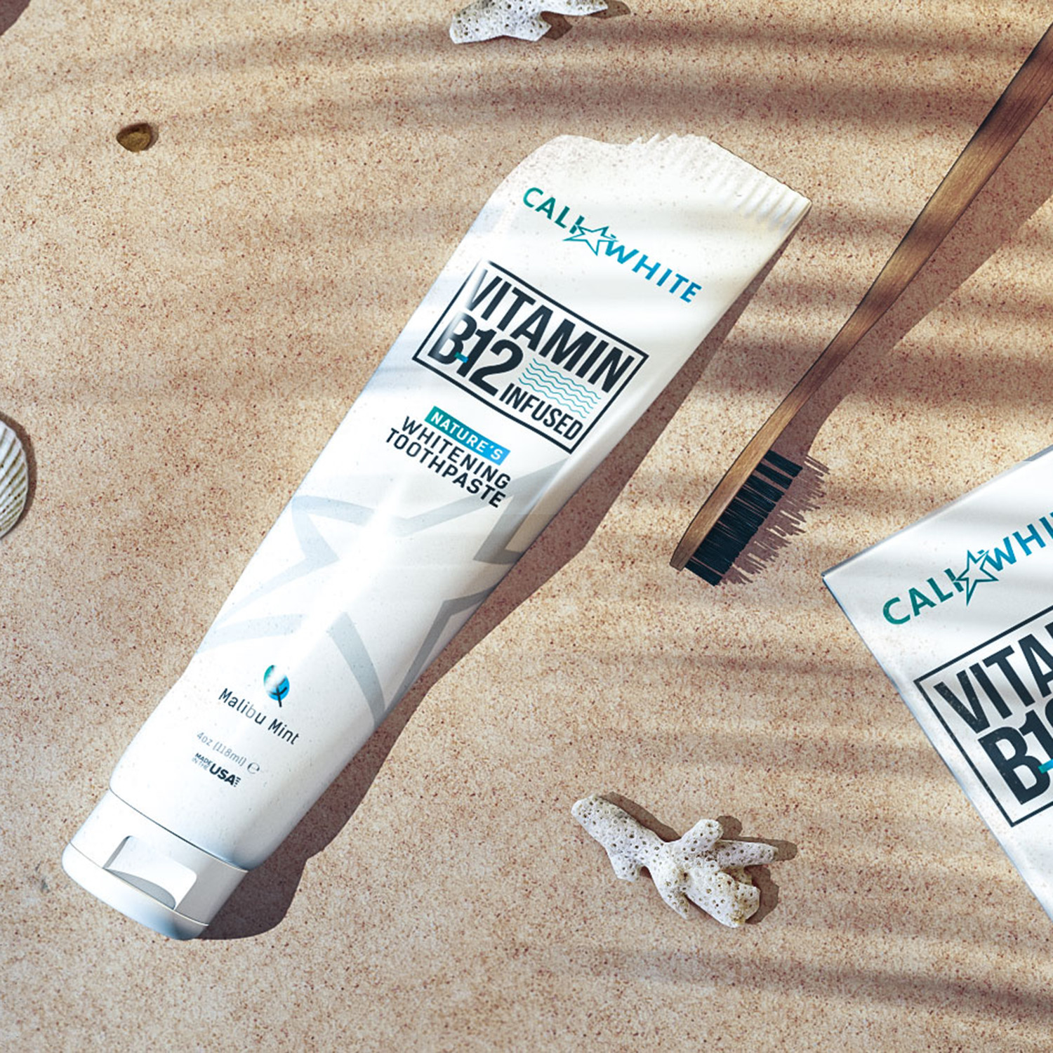 Cali White // B-12 Infused Teeth Whitening Toothpaste ...