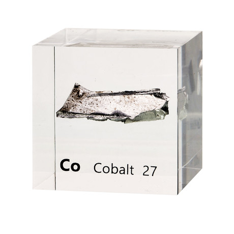 Lucite Cube // Cobalt