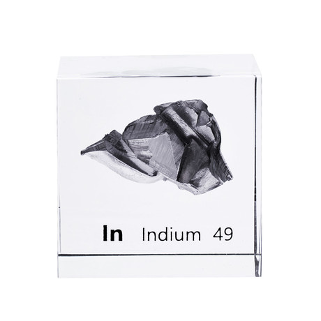 Lucite Cube // Indium