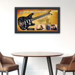 Framed Autographed Guitar // John Mellencamp