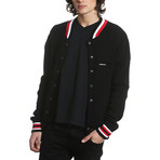 Varsity Sweater // Black (L)