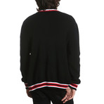 Varsity Sweater // Black (M)