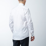 Removeable Buttoned Tuxedo Shirt // White (M)