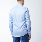 Spread Collar Tailored Fit Dress Shirt // Light Blue (XS)