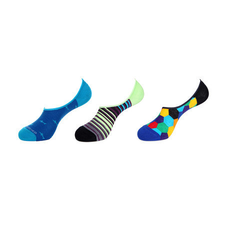 No Show Socks // Cold Shapes // 3-Pack
