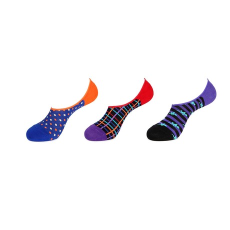 No Show Socks // Across the Board // 3-Pack