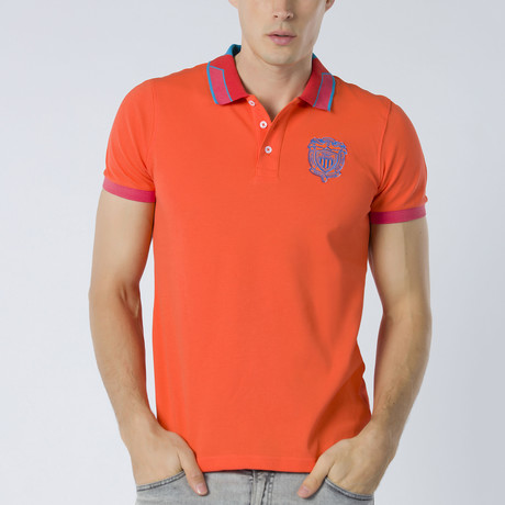 Kamil Short Sleeve Polo // Orange (S)
