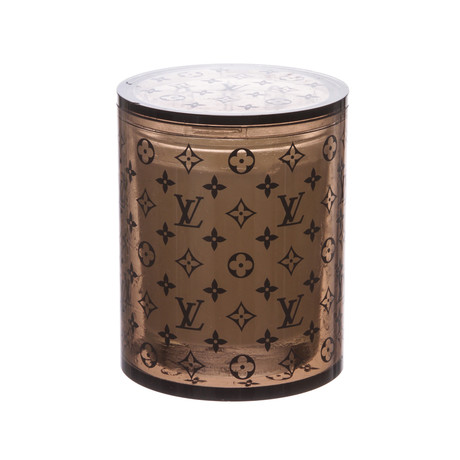 Monogram Acetate Limited Edition Candle Holder // Gray // Preowned