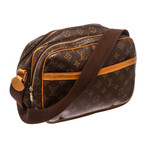 Monogram Canvas Leather Reporter PM Messenger // Brown // Preowned