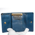 Epi Leather 6 Key Holder // Blue // Preowned