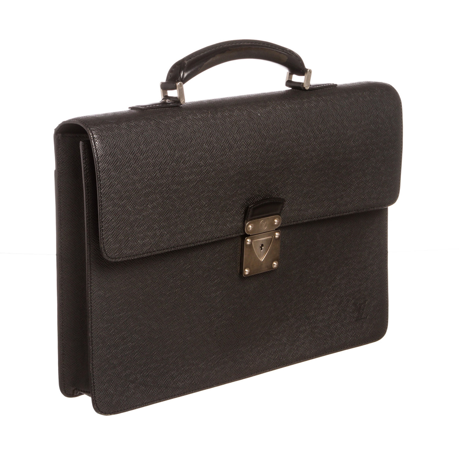 Slim Briefcase Taiga Leather - Bags