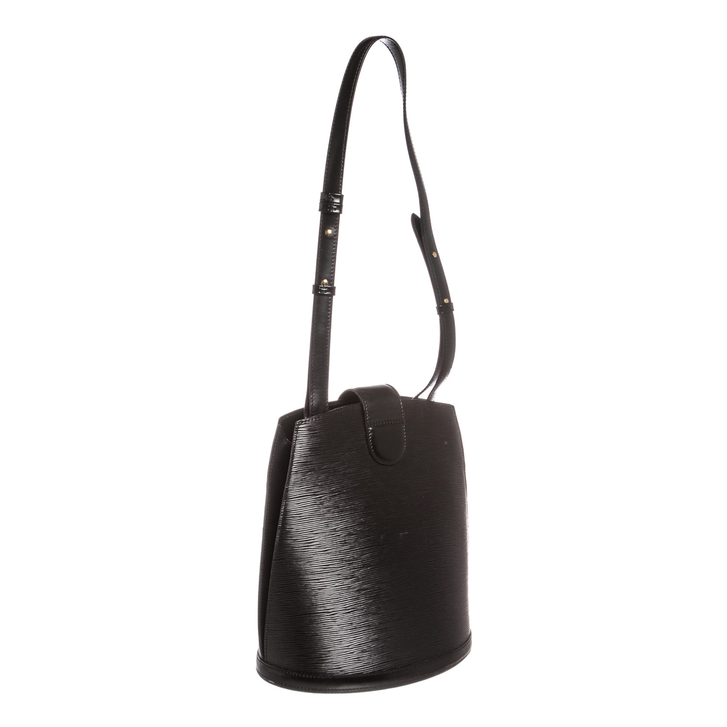 Epi Leather Cluny Shoulder Bag // Black // Preowned - Louis Vuitton ...