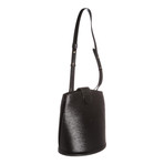 Epi Leather Cluny Shoulder Bag // Black // Preowned