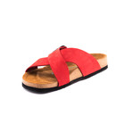Cross Sandal // Red (Euro: 44)