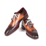 Wing-Tip Oxfords // Bordeaux + Camel (Euro: 46)