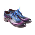 Opanka Construction Oxfords // Blue + Purple (Euro: 45)