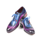 Opanka Construction Oxfords // Blue + Purple (Euro: 45)