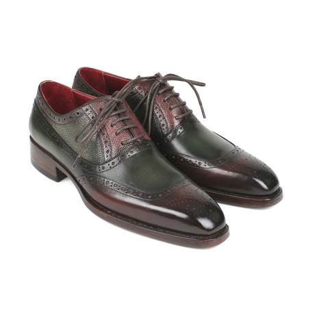 Welted Oxfords // Brown+Green (Euro: 38)