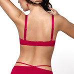 Push-Up Bra // Red (34A)