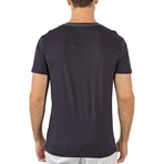 NYC NMD Downtown V-Neck T-Shirt // Navy (2XL)