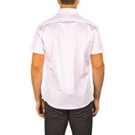 Short Sleeve Button Up Shirt // White (XS)