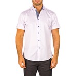 Short Sleeve Button Up Shirt // White (L)
