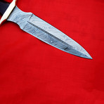 Damascus Steel Dagger // 1136