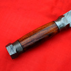 Damascus Steel Dagger // 1139
