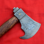 Damascus Steel Axe // 1145