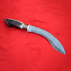 Damascus Steel Kukri // 1162