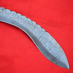 Damascus Steel Kukri // 1162